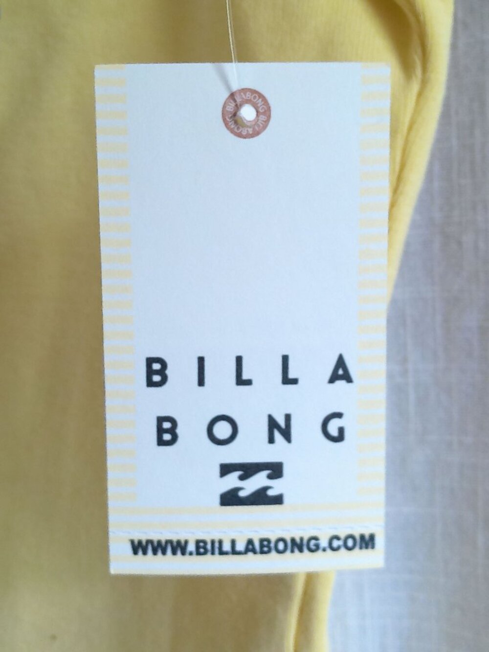 Billabong Yellow Tank Top Women's Small - Picture 3 of 5